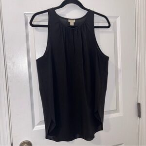 J. Crew Black Sleeveless Tank Top